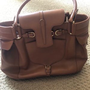 Jimmy Choo leather brown bag